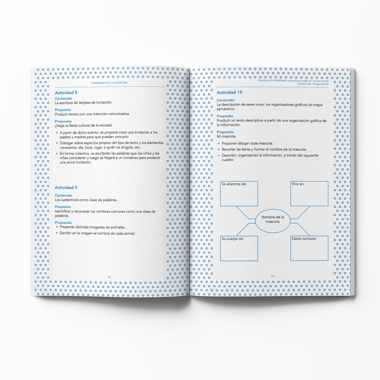 Enseñanza de habilidades comunicacionales en el nivel inicial: lengua oral - lengua escrita