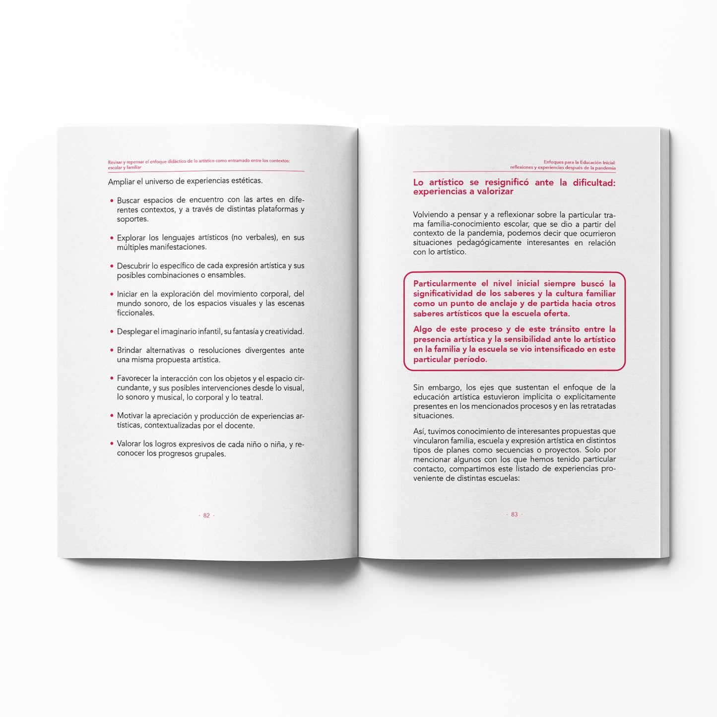 Enfoques para la educación inicial: reflexiones y experiencias después de la pandemia