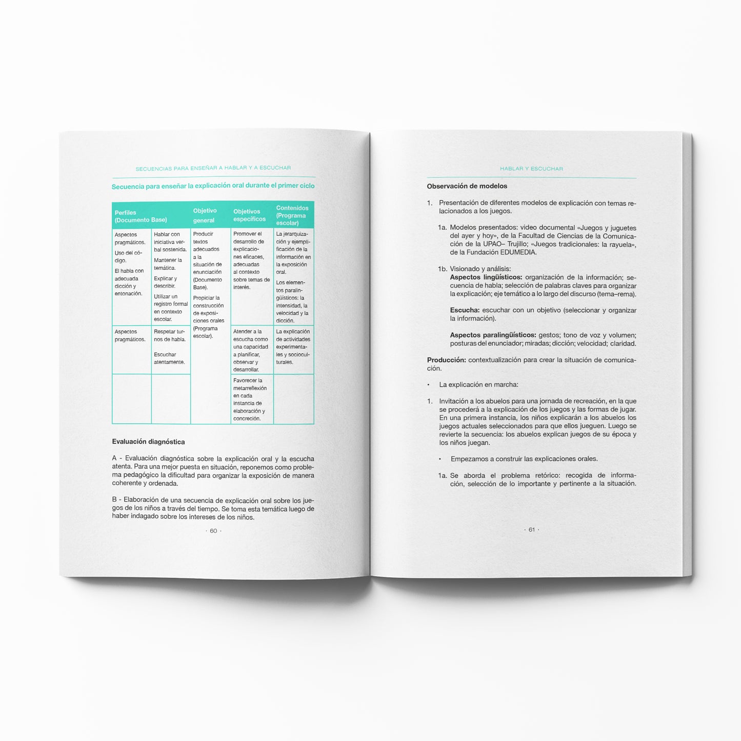 Hablar y escuchar. Planificar la oralidad y su enseñanza en el intercambio del aula
