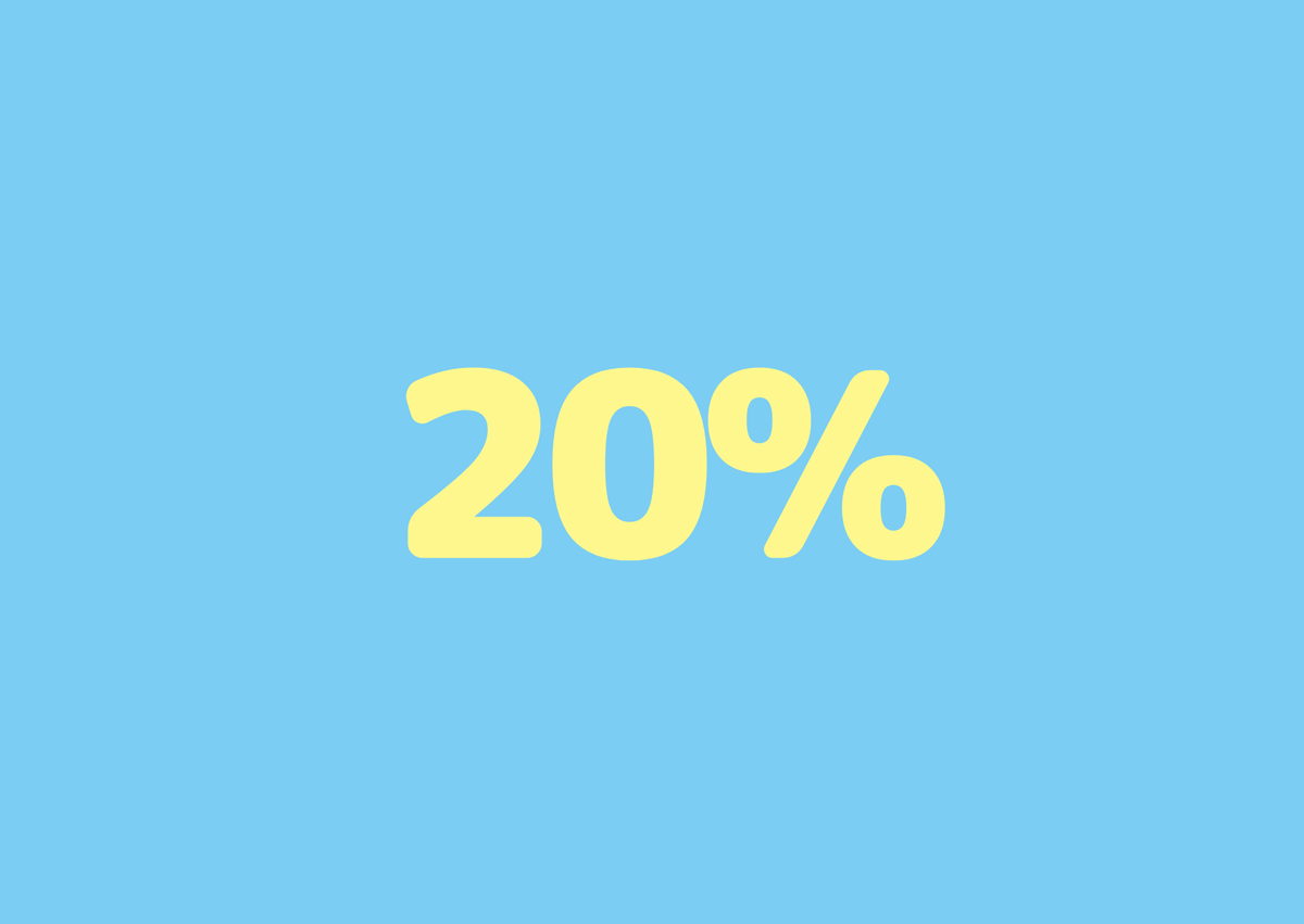 20%
