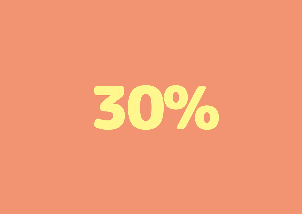 30%